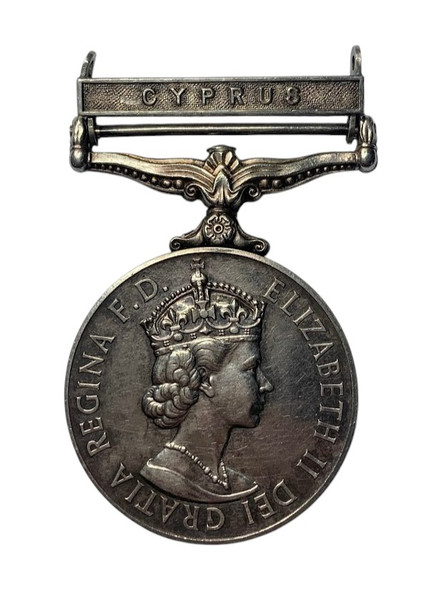 Great Britain: 1918-62 General Service Medal Cyprus Clasp