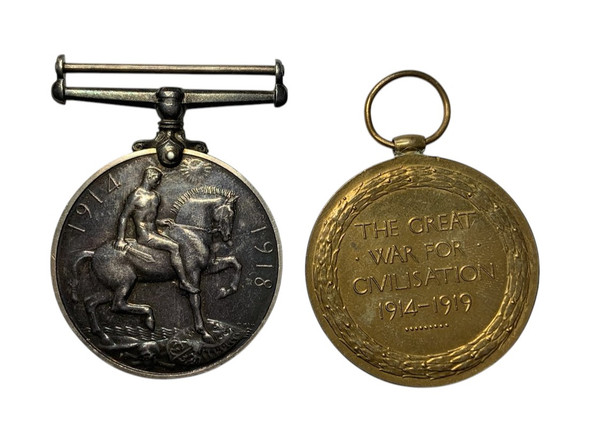 Great Britain: 1914-1918 WWI Medal Pair