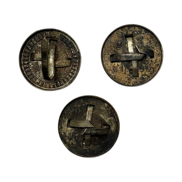 Germany: WWII Third Reich Lot of 3 NSDAP Visor Cockades