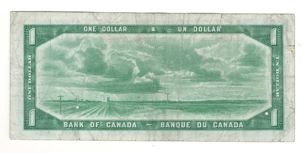 Canada: 1954 $1 Bank Of Canada Devil's Face  Banknote E/A
