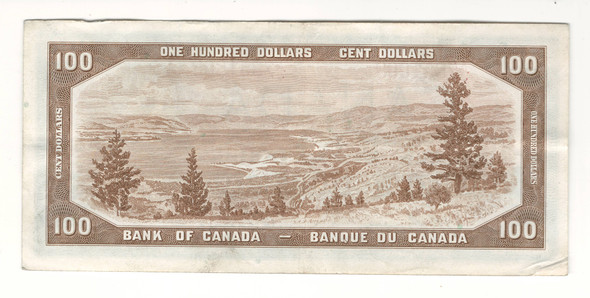 Canada: 1954 $100 Bank Of Canada  Banknote