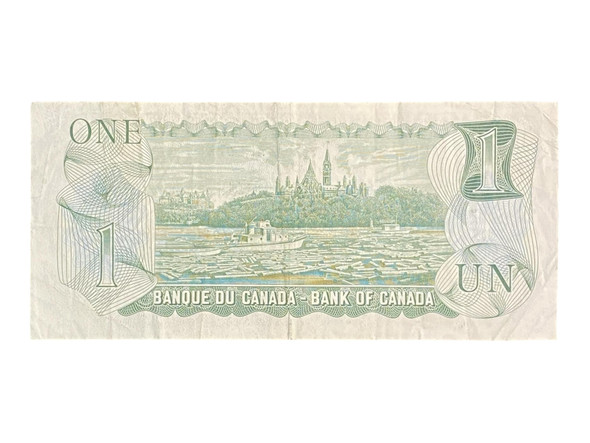 Canada: 1973 $1 Bank Of Canada Banknote Lawson-Bouey BC-46a 3 Letters Circulated