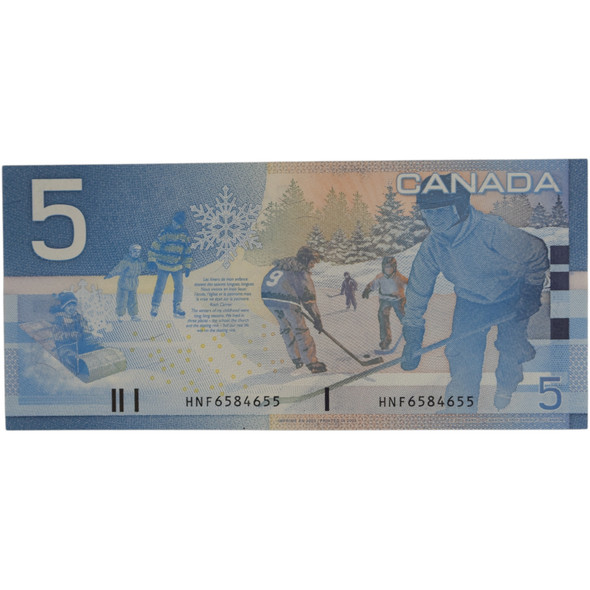 Canada: 2002 $5 Bank Of Canada Banknote BC-62a UNC
