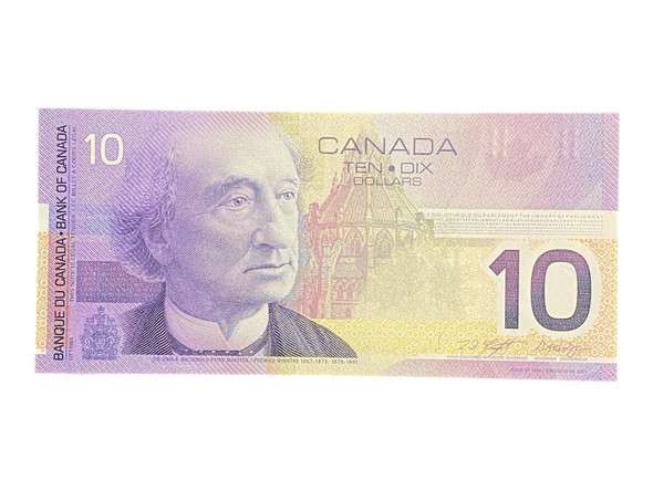 Canada: 2001 $10 Bank Of Canada Banknote BC-63b UNC 2 x Sequence