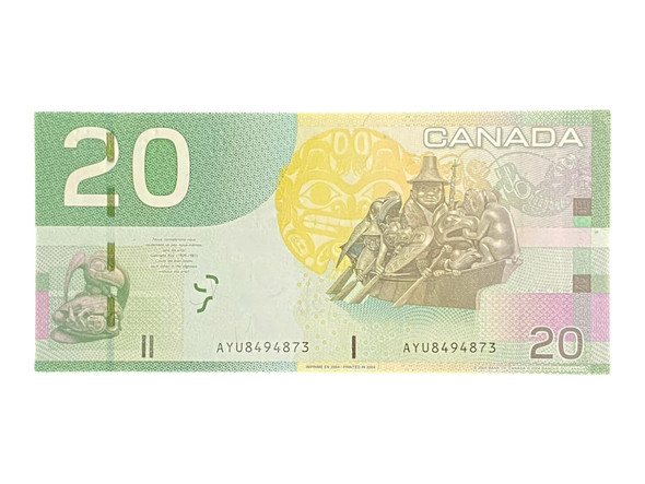 Canada: 2004 $20 Bank Of Canada Banknote BC-64a UNC