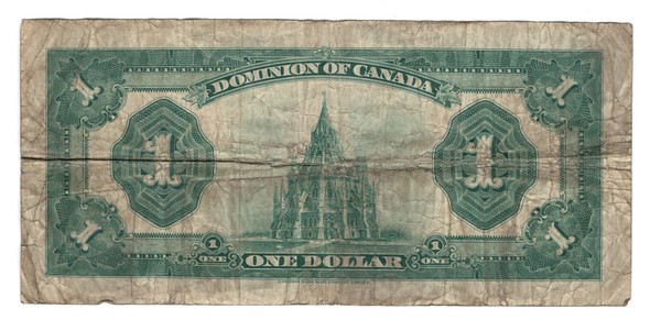 Canada: 1923 $1 Banknote - Dominion of Canada DC-25n F12