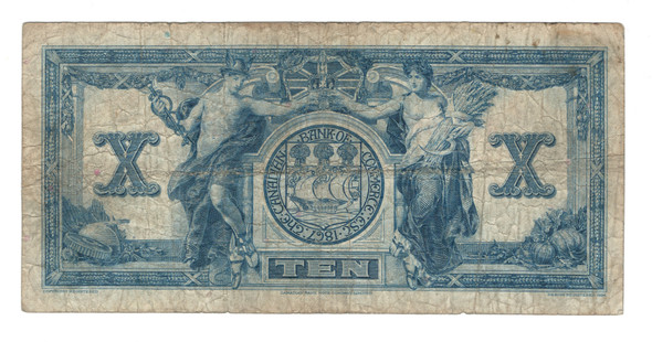 Canada: 1935 $10 The Canadian Bank of Commerce  Banknote F12