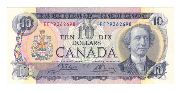 Canada: 1971 $10 Bank Of Canada Banknote EEP