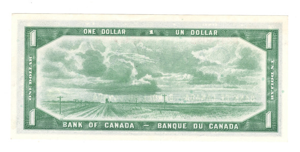 Canada: 1954 $1 Bank Of Canada Banknote Beattie-Coyne Uncirculated