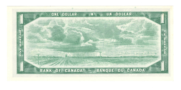 Canada: 1954 $1 Bank Of Canada Banknote Beattie-Rasminsky Uncirculated