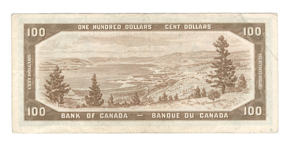 Canada: 1954 $100 Bank Of Canada Banknote Beattie-Rasminsky #2