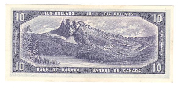 Canada: 1954 $10 Bank Of Canada Banknote Beattie-Rasminsky #4
