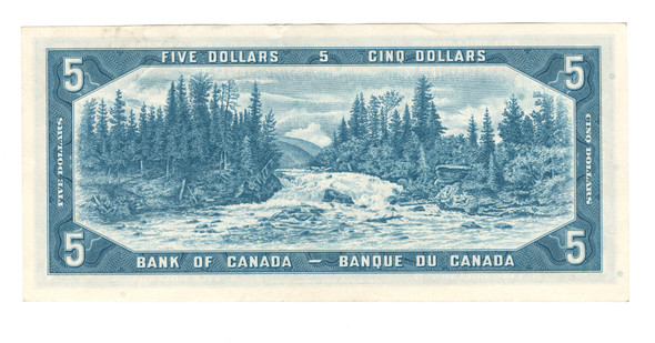 Canada: 1954 $5 Bank Of Canada Banknote Bouey-Rasminsky BC-39b