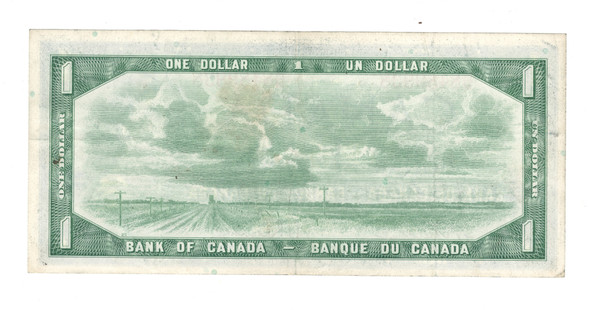 Canada: 1954 $1 Bank Of Canada Banknotes Beattie-Rasminsky BC-37a-i