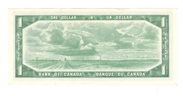 Canada: 1954 $1 Bank Of Canada Banknotes Bouey-Rasminsky BC-37c