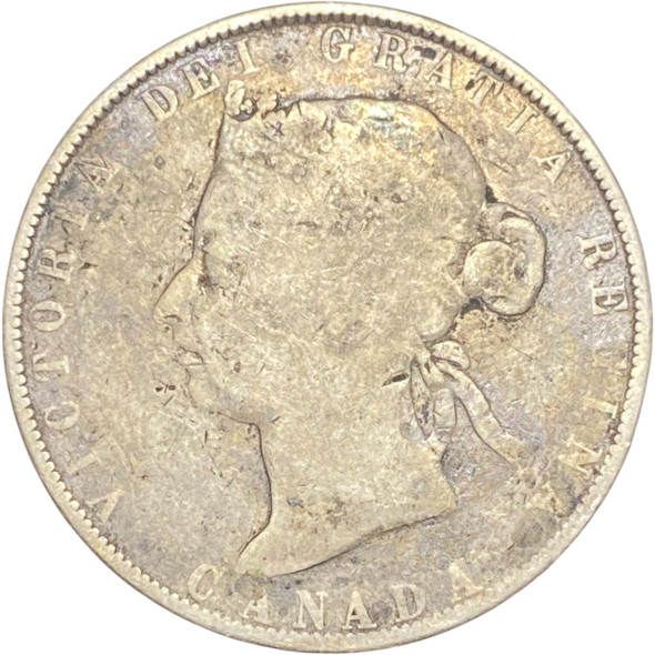 Canada: 1890H 50 Cents VG8
