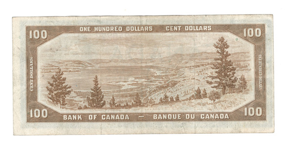 Canada: 1954 $100 Bank Of Canada Banknote Beattie-Coyne #5