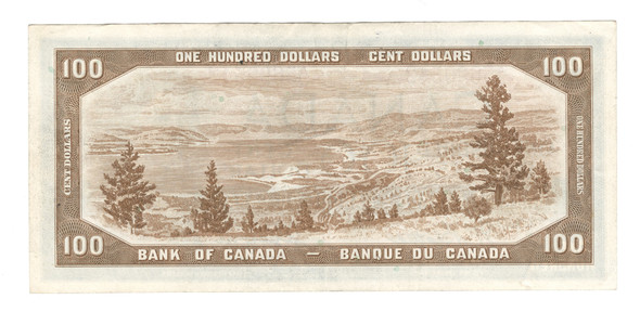 Canada: 1954 $100 Bank Of Canada Banknote Beattie-Coyne #8