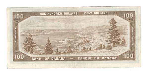 Canada: 1954 $100 Bank Of Canada Banknote Beattie-Coyne #9