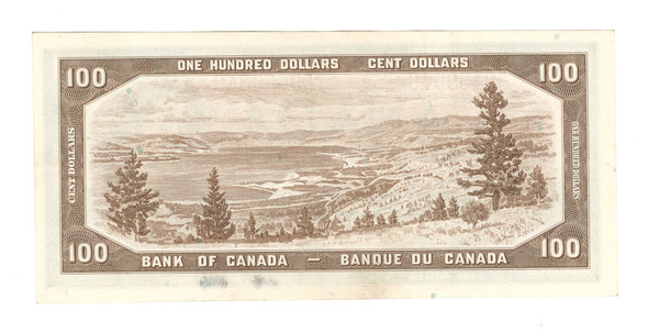 Canada: 1954 $100 Bank Of Canada Banknote Lawson-Bouey #9