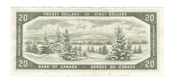 Canada: 1954 $20 Bank Of Canada Banknote Beattie-Coyne G/E #2