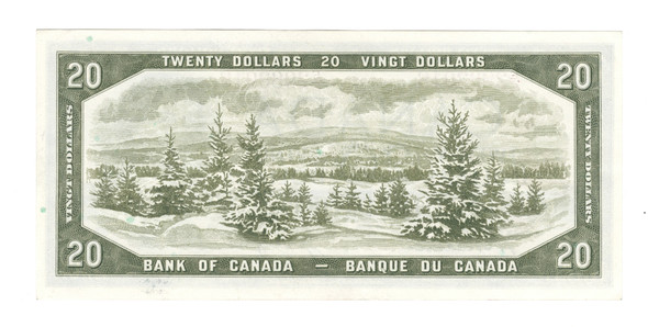 Canada: 1954 $20 Bank Of Canada Banknote Beattie-Coyne E/E