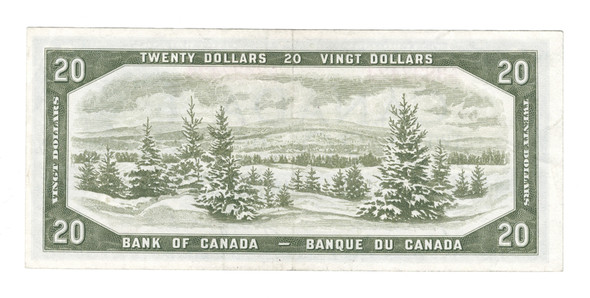 Canada: 1954 $20 Bank Of Canada Banknote Beattie-Coyne F/E