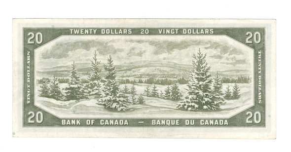 Canada: 1954 $20 Bank Of Canada Banknote Beattie-Coyne G/E #4