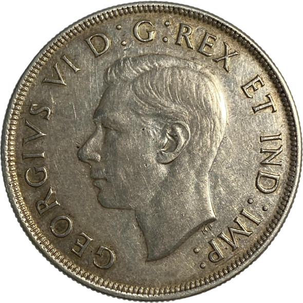 Canada: 1945 $1 Silver Dollar VF