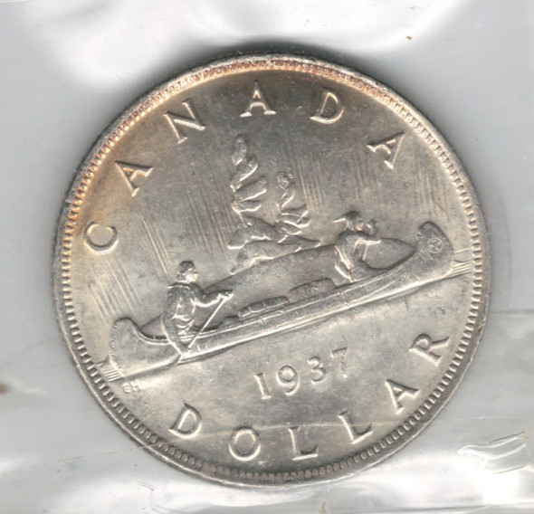Canada: 1937 $1 Dollar ICCS MS63