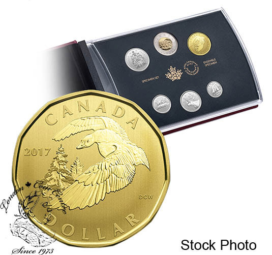 Canada: 2017 Specimen Coin Set with Snow Goose Loonie *Scuffed COA*