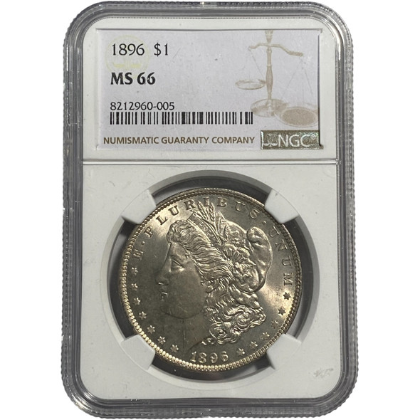 United States: 1896 Morgan Dollar NGC MS66
