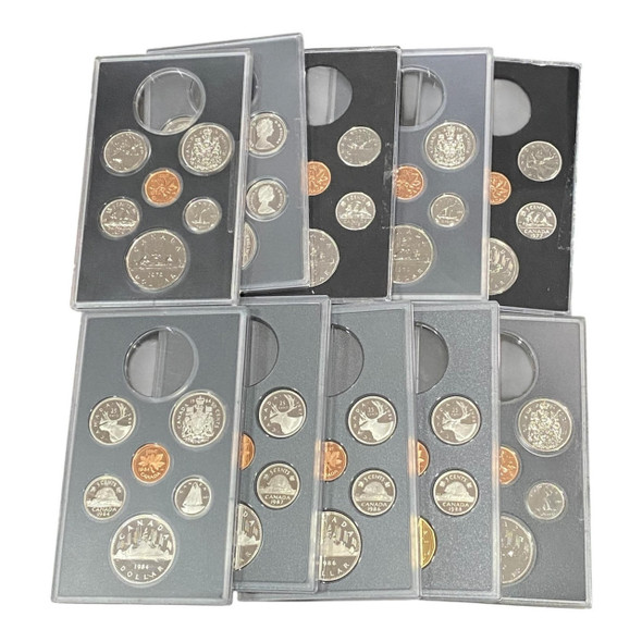 Canada: Double Dollar Proof Sets (No Dollar) (10 Sets)