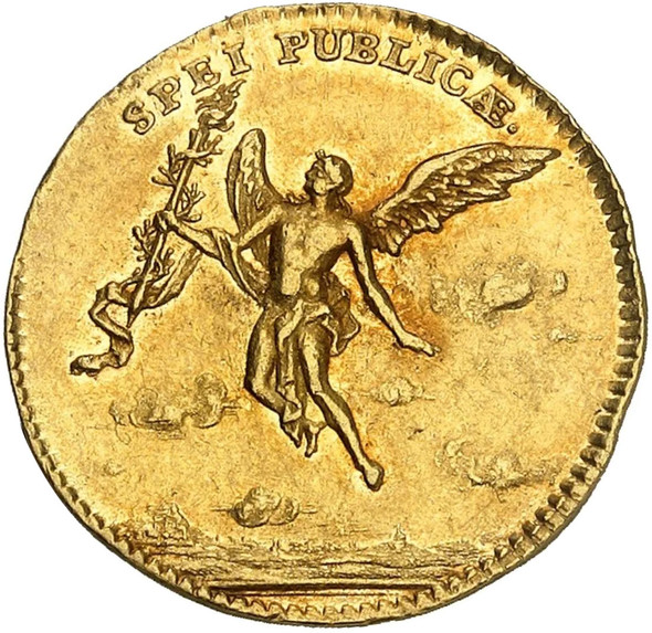 Poland / German States: Saxony 1747 Wedding Gold Ducat