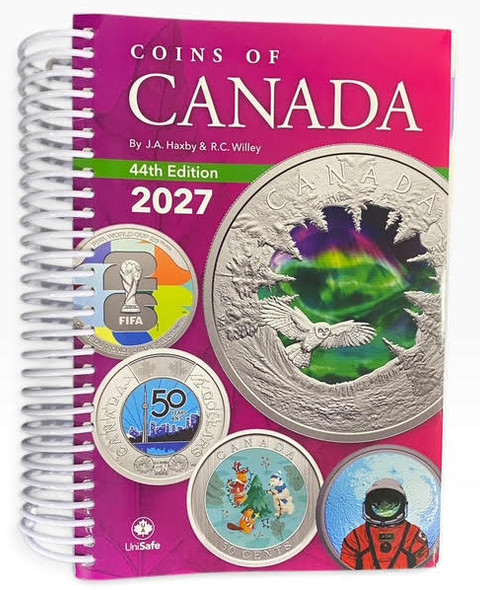 Book: 2027 Coins of Canada 44th Edition By Haxby & Willey