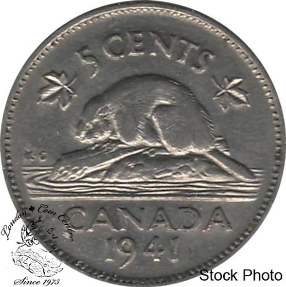 Canada: 1941 5 Cent VF20