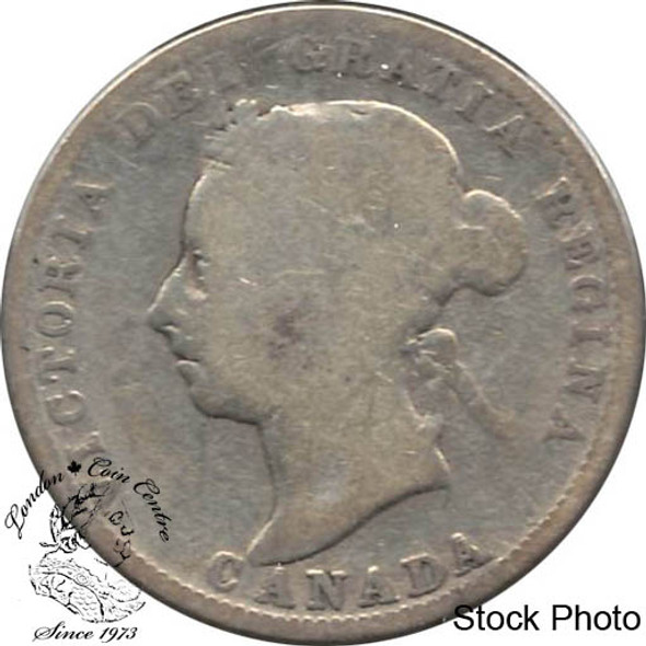 Canada: 1888 25 Cents Narrow 8 Section 0s G4