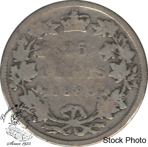 Canada: 1893 25 Cents G4