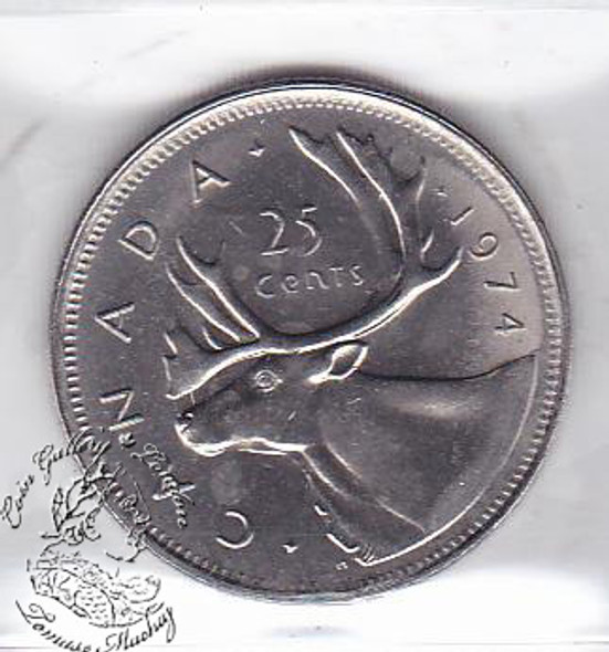 Canada: 1974 25 Cents ICCS MS65 Coin nr 5