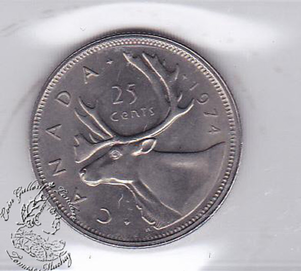 Canada: 1974 25 Cents ICCS MS66 Coin nr 4