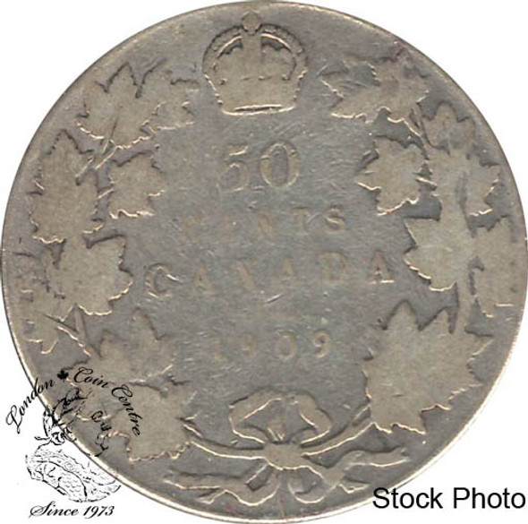 Canada: 1909 50 Cents G4 