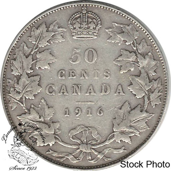 Canada: 1916 50 Cents F12