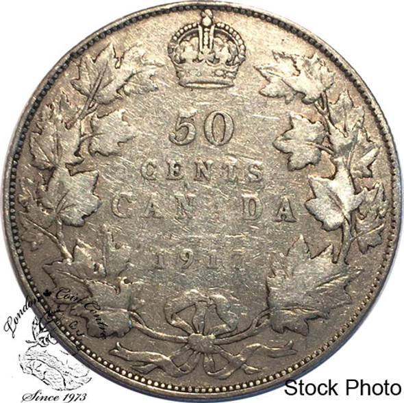 Canada: 1917 50 Cents VG8