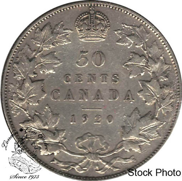 Canada: 1920 50 Cents small 0 F12