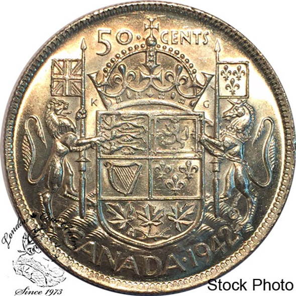 Canada: 1942 50 Cents MS60