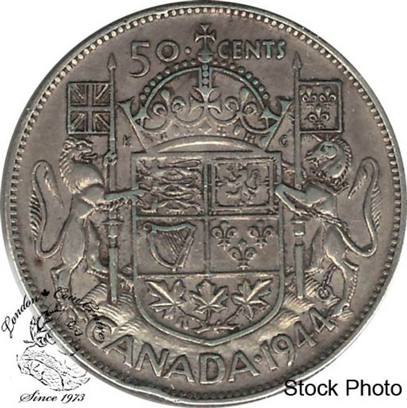 Canada: 1944 50 Cents Near 4 EF40