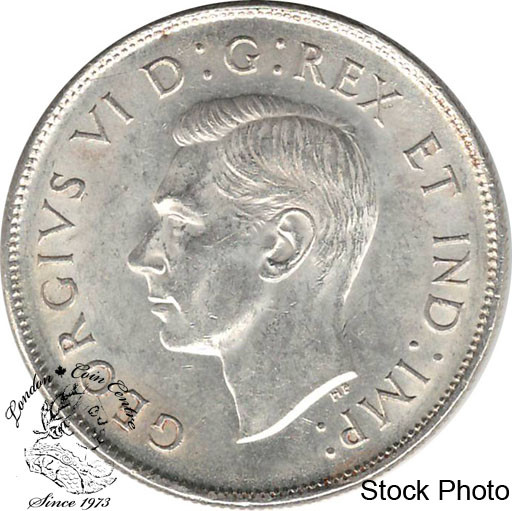 Canada: 1944 50 Cents Near 4 MS62
