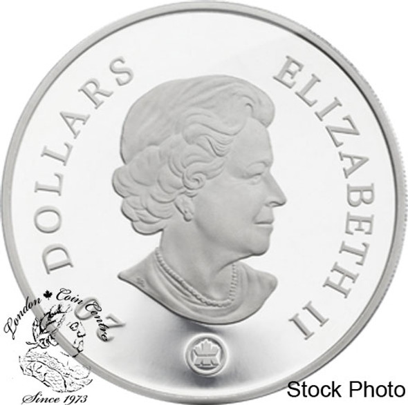 Canada: 2008 $20 Amethyst Crystal Snowflake Silver Coin