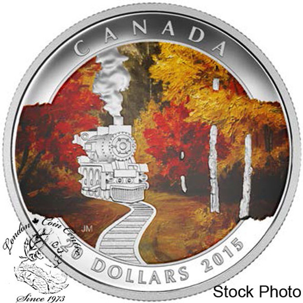Canada: 2015 $20 Autumn Express #3 in Series Silver Coin