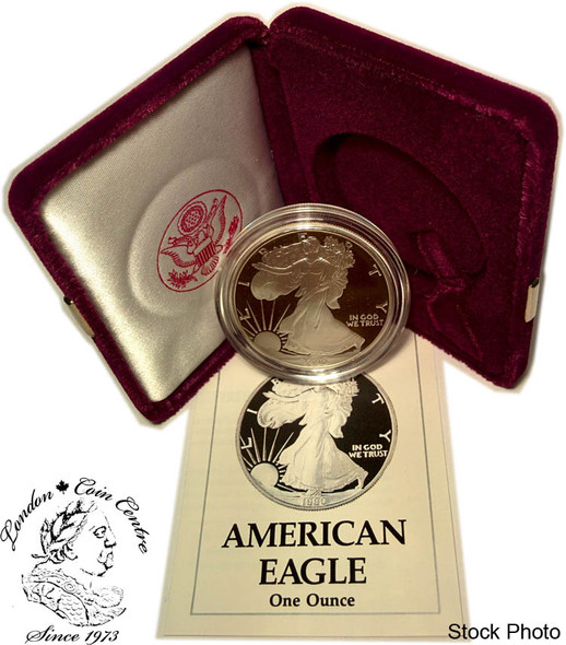 United States: 1990-S 1 Ounce Proof Silver American Eagle United States: 1990-S 1 Ounce Proof Silver American Eagle